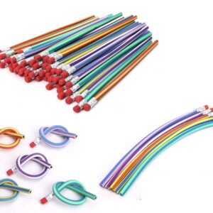 Flexible Bendy Pencils Magic Bend Kids Children School Fun Equipmen